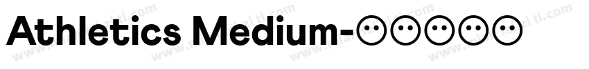 Athletics Medium字体转换